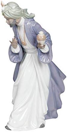 NAO Figura Rey Baltasar con Tarro. Los Reyes Magos de Porcelana