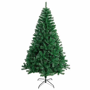 ACAN Tradineur - Árbol de Navidad Artificial - Diseño en Color Verde - Altura de 210 cm - Fácil Montaje - Fabricación en Plástico, Metal Revestido, Robusto y Duradero.