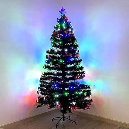 PLUS HOME árbol de Navidad con luz incorpora.ARBOL Navidad 180CM con LUZ LED 4 Colores