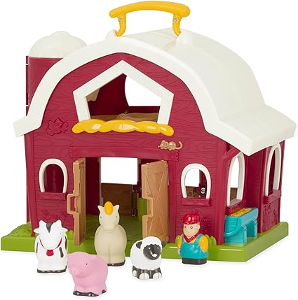 Battat- Set de Granja para niños 18M+ (6 Piezas), Color rosso (Branford Ltd. BT2626C1Z) , color/modelo surtido