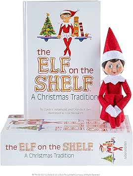 The Elf on the Shelf: Una tradición navideña (Incluye Tono de Piel Claro niña Elf y un Libro Especial en Inglés)
