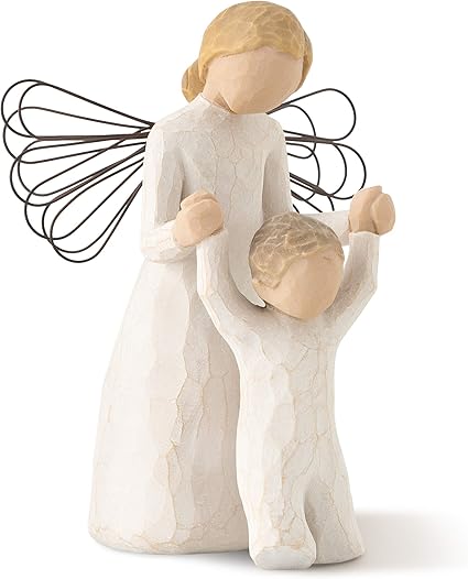 Willow Tree Figura de ángel con bebé, Navidad Deco, Enesco