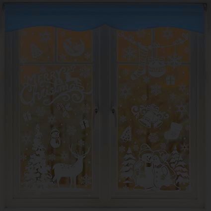 Transforma tu Hogar: Ideas Creativas con Pegatinas Navideñas para Ventanas