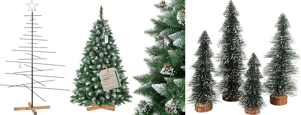 Los 3 mejores árboles de Navidad con base de madera en España para un 2024 brillante