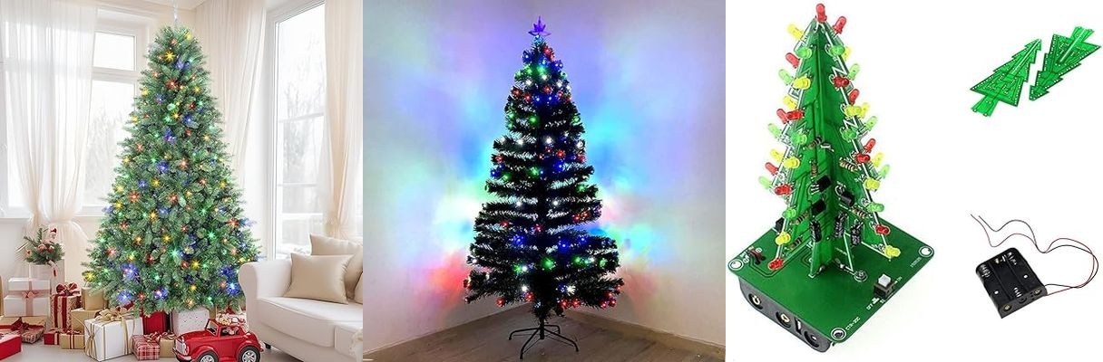 Los 3 mejores Árboles de Navidad de colores en España 2024: calidad y precio inigualables.