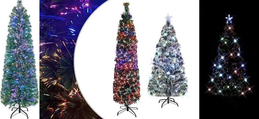 Los 3 mejores árboles de Navidad de fibra óptica 2024 en España: Calidad y precio imbatibles