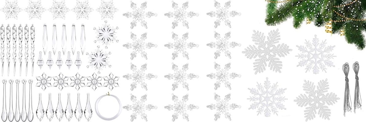 Los 3 mejores copos de nieve colgantes de calidad en 2024: ¡Haz que tu Navidad brille!