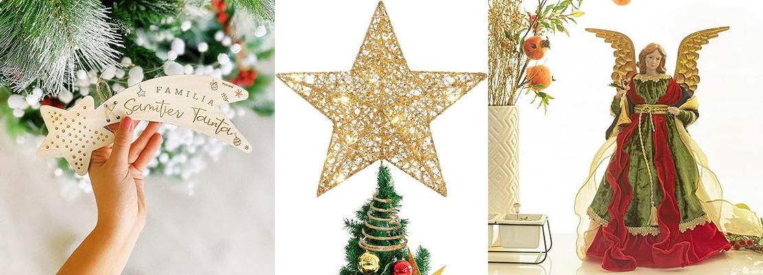 Los 3 mejores adornos Estrella para el árbol en España 2024: ¡Brilla con estilo y calidad!