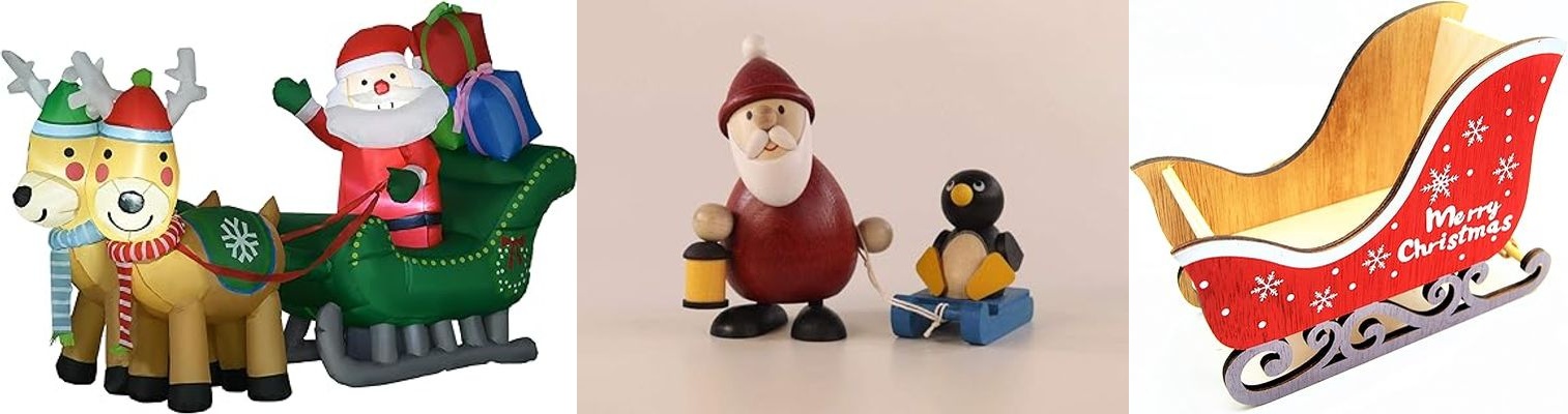 Los 3 mejores Papás Noel con trineo de calidad en España para iluminar tu 2024