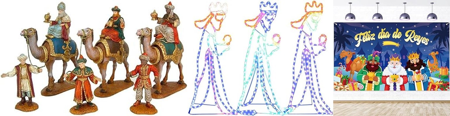 Los 3 mejores Reyes Magos de fieltro en España 2024: calidad y precio que encantan.
